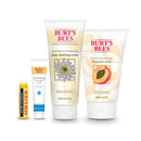Burt’s Bees Holiday Gift, 4 Face Care Stocking Stuffer Products, Skin Care Essentials Set - Deep Cleansing Cream, Deep Pore Scrub, Hydrating Overnight Mask & Vanilla Bean Lip Balm (Old Version) Burt's Bees