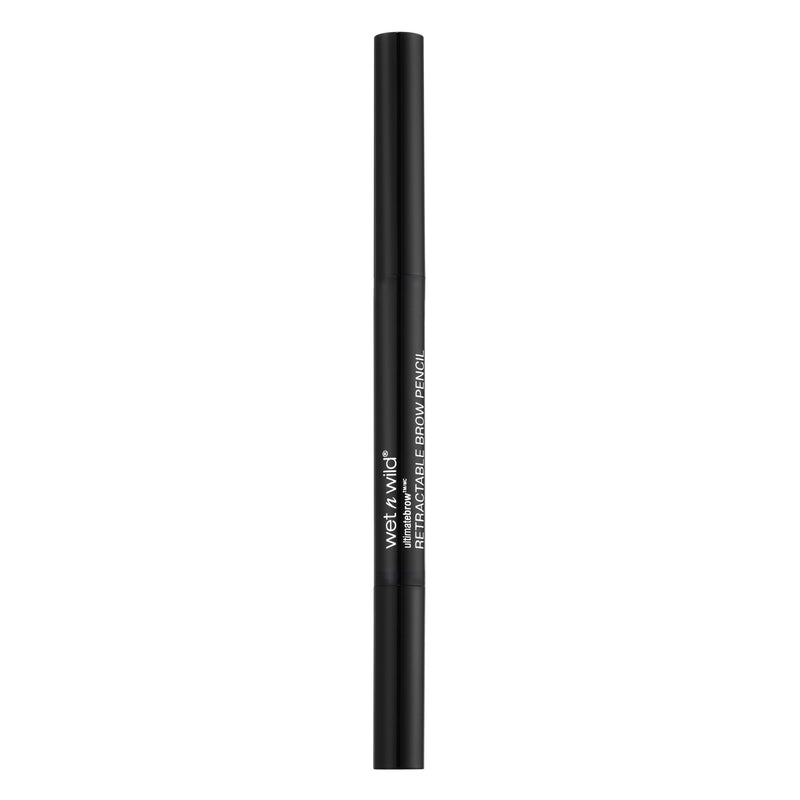 Wet n Wild Ultimate Eyebrow Retractable Definer Pencil, Medium Brown, Dual-Sided Brow Brush, Fine Tip, Shapes, Defines, Fills Brow Makeup wet n wild