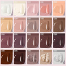 Beetles 20PCS Dip Powder Nail kit, Bare Collection Dip Nails Powder Starter Kit, White Nude Pink Brown Glitters Colors Dipping Powder with Base Top Coat Activator Brush Saver beetles Gel Polish
