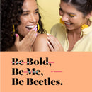 Beetles Coffin Nail Tips Nail Gel Kit, 2 In 1 Nail Gel Base Coat with Long False Nail and U V LED Nail Lamp for Acrylic Nail/Dip Powder Nails/Poly Nail Extension Gel Nail Art DIY Home beetles Gel Polish