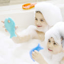 Innobaby Silicone Fish Bath Scrub - Blue Baby Toys & Gifts for Ages 0 to 3 Innobaby