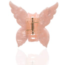 ZOOX Chic Hair Claw Clip by French Designer, A New Twist On Ordinary Hair Clips (Rose Quartz Butterfly) ZOOX
