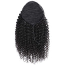 Feelgrace 18 Inch Ponytail Hair Kinky Curly Extension Ponytail Clip in Hair Extension Brazilian Hair Extension Remy Hair 130Gram/Pcs (18 Inch, Kinky Curly) Feelgrace
