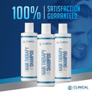 Clinical Effects: Hair Therapy Shampoo - Hair Growth Shampoo - 8 Fl Oz - 2 Bottles - All Natural, DHT Blocking with Biotin, AnaGain and Baicapil - Hair Care and Hair Loss Solution for Men and Women Clinical Effects Store