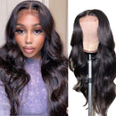 ANNELBEL Wigs Human Hair Lace Front Wigs Remy Human Hair Body Wave Wigs Brazilian Virgin Hair Lace Closure Wigs for Black Women Natural Wave Real Hair Wigs Wig Cap Included (22 Inch, Body Wig) ANNELBEL Store