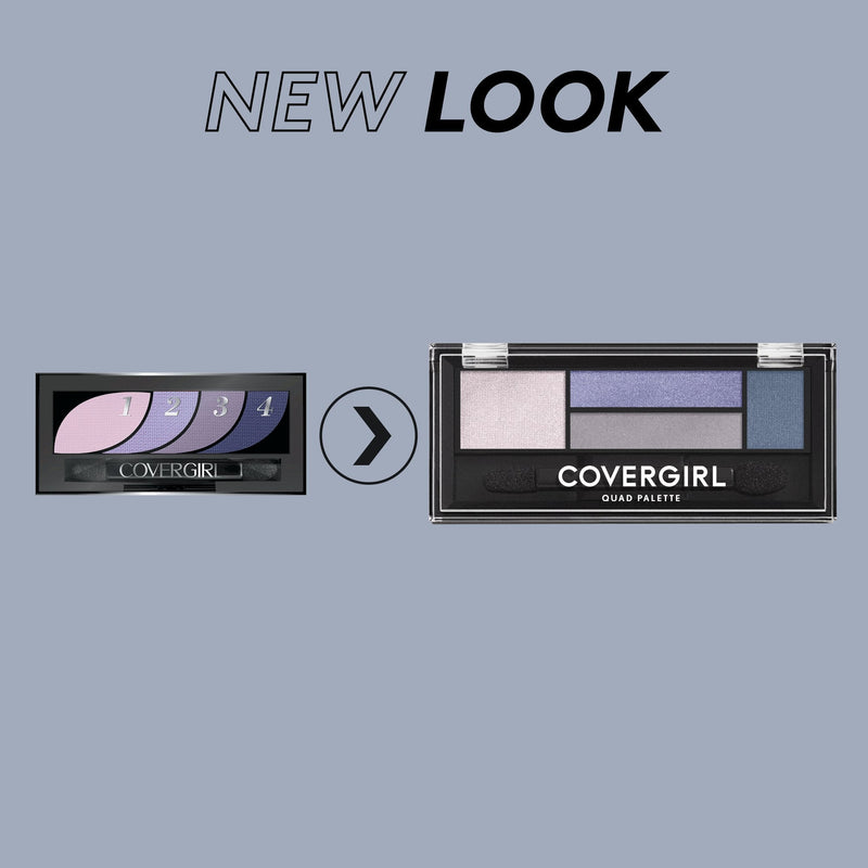 COVERGIRL Eye Shadow Quads Va-Va Violets 710, .06 oz (packaging may vary) COVERGIRL