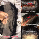 QTHAIR Brazilian Loose Deep Wave Human Hair Lace Frontal Wigs(20",13x4 Wig,Natural Color) QTHAIR Store
