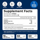 We Like Vitamins Astaxanthin 10mg Softgel - Highly Potent Astaxanthin Supplements from Haematococcus Pluvialis - Improves Eye, Joint, Skin Health & Energy Levels - 60 Count, 2 Month Supply Infinity Warehouse