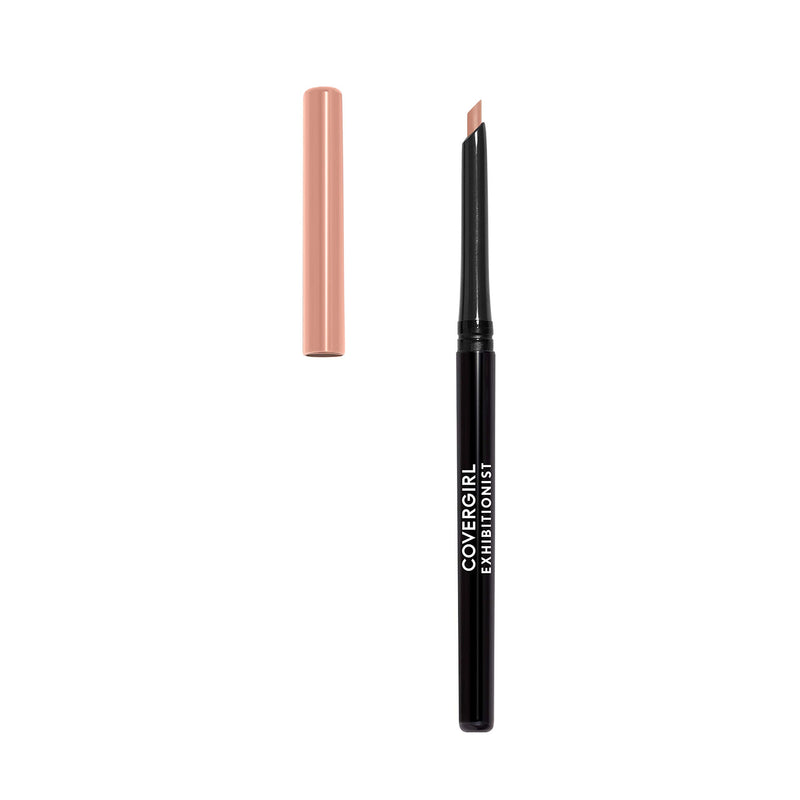 COVERGIRL Exhibitionist Lip Liner, Lip Pencil, Creamy, In the Nude, 0.012 Fl Oz ,Lip Crayon, Lip Makeup, Intense Pigmentation, Self-Sharpening Pencil, Easy Application, Instant Definition COVERGIRL
