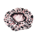 Reusable Nylon Shower Cap & Bath Cap, Reversible Oversized Waterproof Shower Caps Large Designed for all Hair Lengths w Terry Lining & Elastic Band Stretch Hem Hair Hat - Socialite Mint To Be Betty Dain