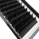 LASHVIEW Eyelash Extensions,Mink Black,Individual Lashes,0.15mm D Curl 12mm,SUPER MATTE,Ellipse Flat Eyelash Extension, Semi-permanent Extremely,Mink Individual Eyelashes,Soft Application-Friendly LASHVIEW