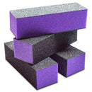 Karlash 10 Pcs Purple Black Nail Buffer Sanding Block Polisher Buffing File Nail Art Manicure Pedicure File (Purple) Karlash