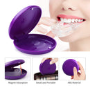 (2 Pack) Retainer Case,Solid Orthodontic Retainer Case-purple ZIZNBA