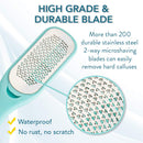 Callus Remover For Feet | Double-sided Foot Scrub -Foot File -Dead Skin Remover -Foot Rasp for Exfoliation -Wet & Dry Feet Scrubber for Smoothing & Softening Feet -Pedicure Tool for Foot Care Relax Tony