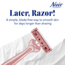 Nair Hair Remover Bladeless Shave Whipped Crème Infused with Lavender Oil, 5oz Nair