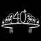 BABEYOND Crystal Birthday Tiara Crown Princess Birthday Crown Hair Accessories Happy 40th Birthday Crown Tiara for Women (40 Birth) BABEYOND