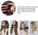 Hair Waver 3 Barrel Curling Iron Wand 1 Inch Crimper Hair Iron Tourmaline Ceramics Triple Barrels Hair Crimper Heat Up Quickly Mermaid Beach Waves Curling Iron Black EYOBE