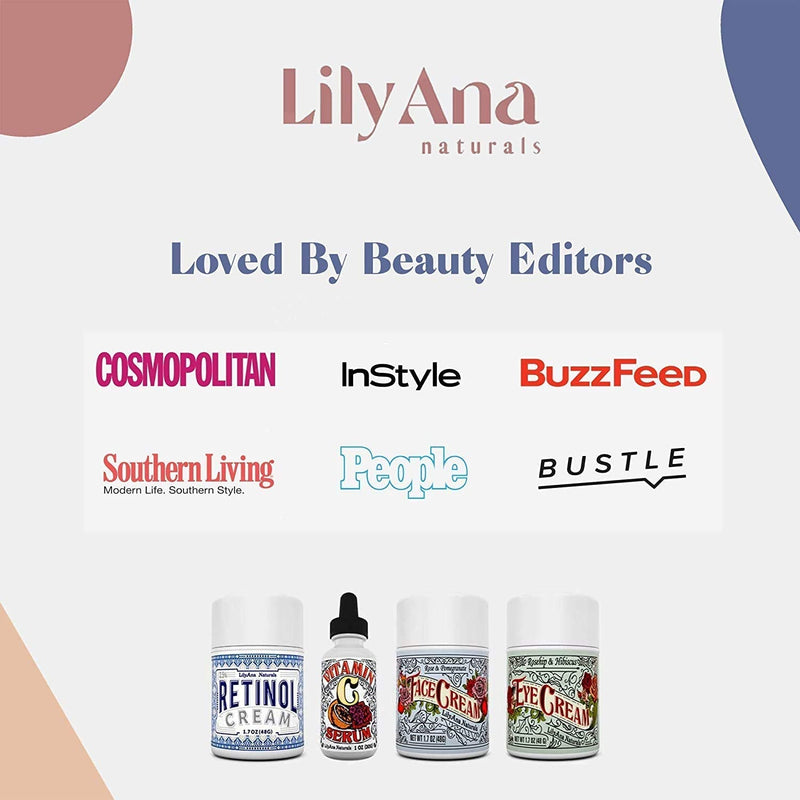 Face Cream Moisturizer for Women - Anti-Aging Wrinkle Cream for Face, Face Moisturizer For Dry Skin, Dark Spot Brightening, Rose and Pomegranate Extracts - 1.7oz - 2 Pack LilyAna Naturals Store