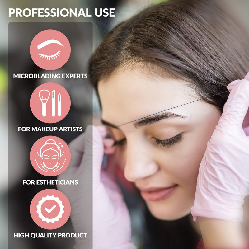 Microblading Supplies Pre-Inked Eyebrow Mapping String – 30 Meters - Ultra-Thin, Mess-Free Thread, Create a Crisp, Spot-on Brow Map Every Time – Hypoallergenic, Cosmetic Grade For Permanent Makeup Stylia