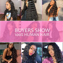 Brazilian Loose Deep Wave Human Hair Bundles with Closure 10A Virgin Unprocessed Human Hair Bundles (26 28 30+20) Mink Loose Deep Curly Hair Weave Bundles Natural Color Remy Hair Extensions Afrodiva Store