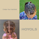 Assorted Size Small Rubber Bands for Black Elastics Hair Ties Braiding Ponytail Holders Mixed Size Plastic Rubberbands for Baby Toddler Girls Infants Kids Thick Mini Black Hair Crafts Office Supplier Money No Damage Total 600pcs (MIX) by HOYOLS HOYOLS Store