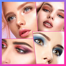 EYESEEK 12PCS Eyeshadow Stick Matte And Shimmer Creamy Eyeshadow Stick,Eye Makeup Set Long Lasting Natural Neutral Brown Shadow Pencil Kit EYESEEK