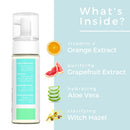 Teen Skin Gentle Foaming Face Wash by Natural Outcome Skin Care - Boys & Girls Facial Cleanser Lotion for Teens, Preteens & Kids to Prevent Acne, Sulfate Free 6 oz natural outcome