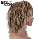 Style Icon 6" Short Dreadlock Wig Twist Wigs for Black Women Short Curly Synthetic Wigs (6", T27/613) Style Icon Store