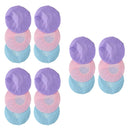 Set of 18 Black Duck Brand Pastel Shower Caps - Great for Keeping Your Hair Dry or Keeping Treatments in Your Hair - Reusable Black Duck Brand