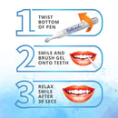 VieBeauti Teeth Whitening Pen(2 Pcs), 20+ Uses, Effective, Painless, No Sensitivity, Travel-Friendly, Easy to Use, Beautiful White Smile, Natural Mint Flavor VieBeauti