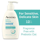 Aveeno Calm + Restore Body Moisturizer Gel for Sensitive Skin, Lightweight Moisturizer to Help Heal Dry Skin with Aloe Vera, Prebiotic Oat and Pro-Vitamin B5, Fragrance Free, 12 OZ Infinity Warehouse