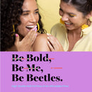Beetles Nail Tips and Glue Gel Nail Kit, 2 In 1 Nail Gel and Base Gel with 500Pcs Coffin Nails Tips and LED Lamp DIY Nail Art Acrylic Nail Kit Easy Nail Extension Set beetles Gel Polish