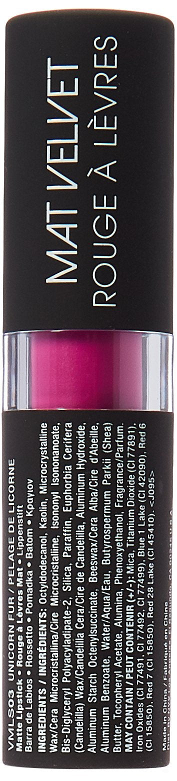 NYX Professional Makeup Velvet Matte Lipstick, Unicorn Fur, 0.14 Ounce NYX PROFESSIONAL MAKEUP