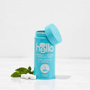 "hello Antiplaque & Whitening Eco-Friendly Travel Toothpaste Tablets Gently Remove Surface Stains, Natural Peppermint 120 Count (Pack of 2)" hello