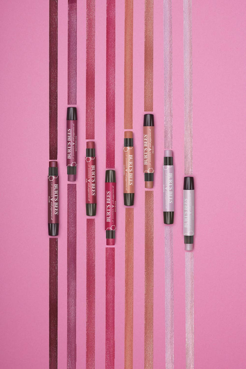 Burt's Bees 100% Natural Moisturizing Lip Shimmer, Strawberry - 1 Tube Burt's Bees