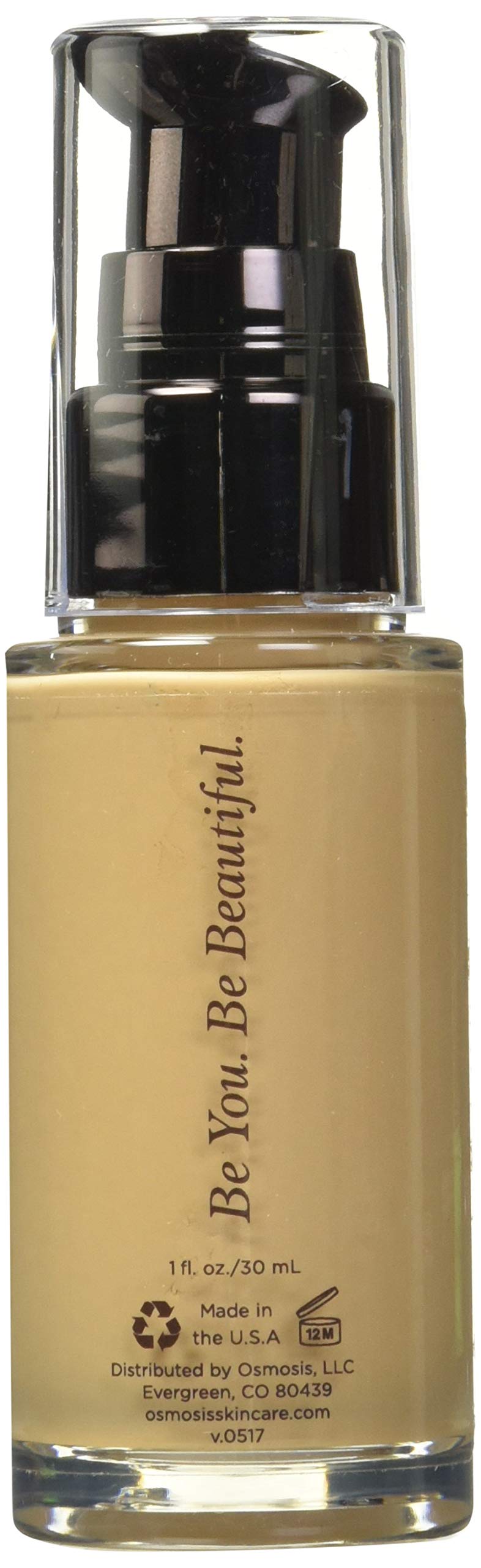 Osmosis Long Wear Liquid Foundation, Natural Medium, 36 Gram Osmosis Skincare