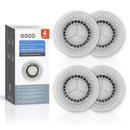 Brushmo Replacement Cleansing Brush Heads compatible with Sensitive Face Brush Head, 4pack Brushmo