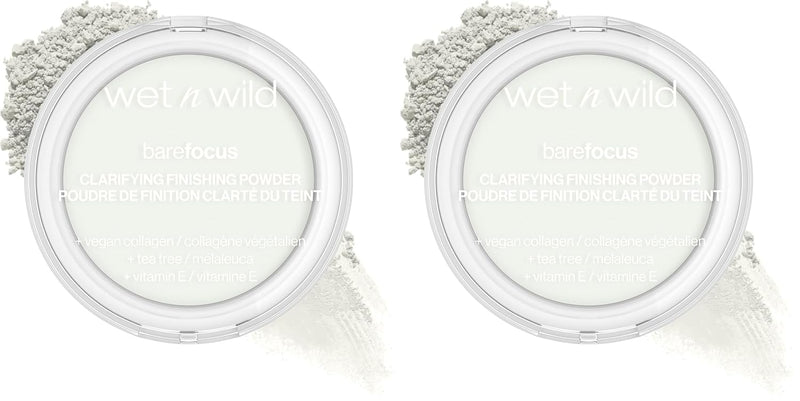 wet n wild Bare Focus Clarifying Finishing Powder | Matte | Pressed Setting Powder Translucent Infinity Warehouse