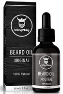 Unscented Beard Oil (Large 2 oz.) - 100% Natural Beard Conditioner with Organic Tea Tree, Argan and Jojoba Oil - Softens, Smooths, and Strengthens Beard Growth by Striking Viking Striking Viking Store