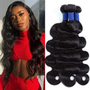 FDX Body Wave Bundles 24 26 28 Inches 10A Brazilian Body Wave Human Hair Bundles Weave 100% Unprocessed Wet and Wavy Hair Bundles Body Wave Weft Natural Color (24 26 28) FDX Store