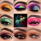 EYESEEK Eyeshadow Palette Matte 50 Colors High Pigmented Colorful Eyeshadow Makeup Palette Shimmer Bright Color Eye Shadow Powder Easy To Blend Long Lasting Waterproof Makeup Pallet #Neon EYESEEK Store