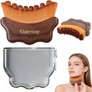 New Lymphatic Contour Face Brush - Facial Sculpting & Anti-Puffiness Tool | Ultra Soft Dry Brush for Jawline Massage & Lymphatic Drainage | Ergonomic Design (Brown, 3pc) Infinity Warehouse