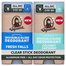 Dr. Squatch Invisible Glide Natural Deodorant Men, Aluminum Free (2-Pack) Infinity Warehouse