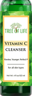 Tree of Life Vitamin C Facial Cleanser | Cleanse, Brighten and Rejuvenate with Vitamin E, 4 Fl oz Tree of Life Beauty