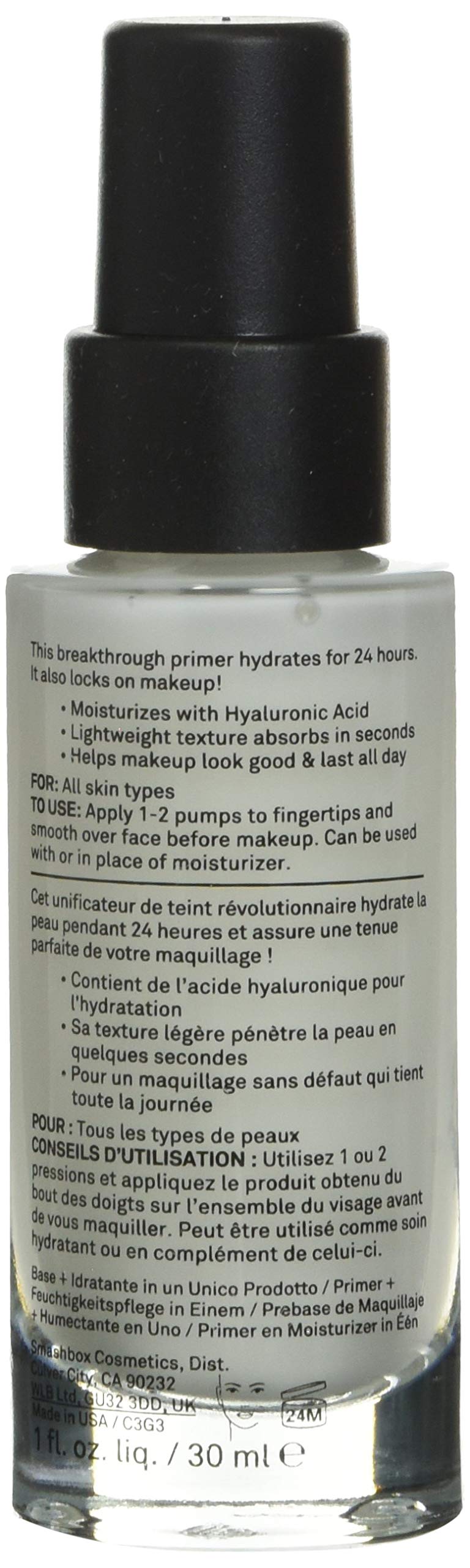 Smashbox Photo Finish Primerizer Primer + Moisturizer in One, Plain Smashbox