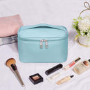 Travel Makeup Bag Large Cosmetic Bag Make up Case Organizer for Women and Girls (Small, Sky Blue) Narwey Store