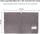 Curly Girl, Curly Hair Towel, Large Microfiber 22" x 39", Super Absorbent Curly Girl