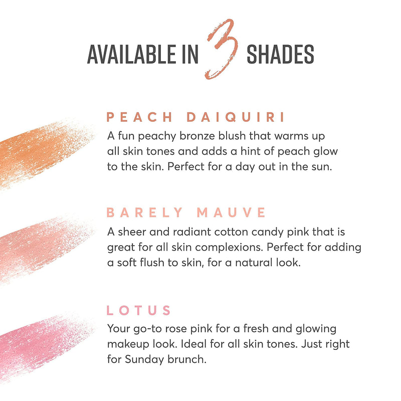 CHICA BEAUTY Blush Powder Makeup for Cheeks Glow, Long Lasting Skin Perfecting, Minimizes Pores, Lightweight Natural Looking Color – Paraben, Phthalate and Sulfate Free, All Skin Types - Barely Mauve CHICA BEAUTY