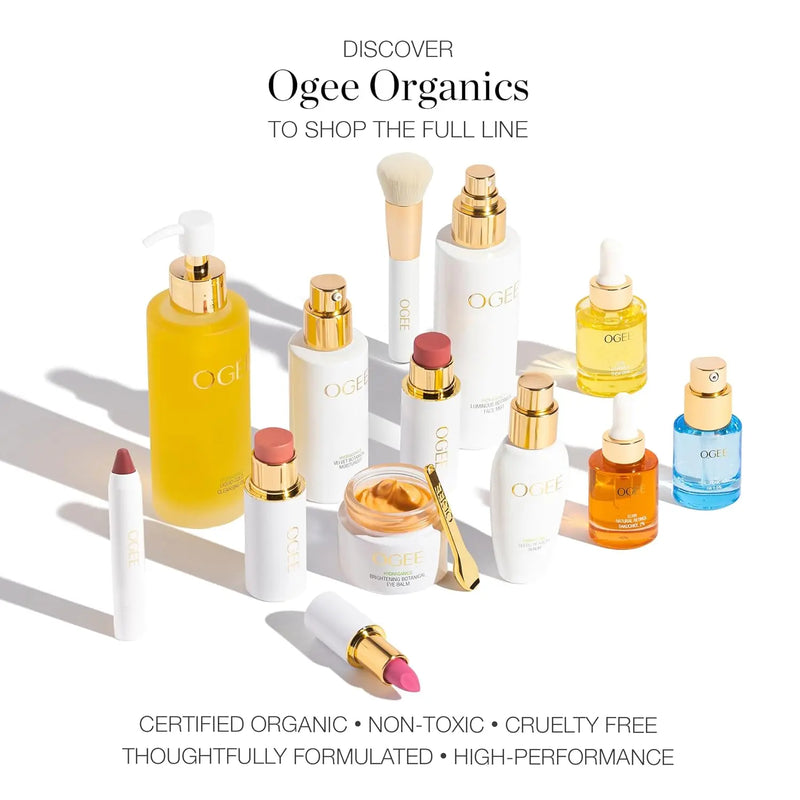 Ogee Sculpted Face Stick (MOONSTONE - ULTRAVIOLET SHEEN) Certified Organic Highlighter Makeup - Multi-Use Glow Highlighter Stick Infinity Warehouse