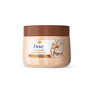 Dove Scrub Macadamia Rice Milk Body Scrub Exfoliates and Deeply Nourishes for Smooth, Radiant Skin 15 oz Infinity Warehouse